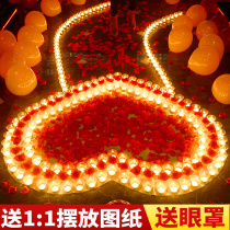 Candles Romantic surprise Birthday proposal Creative decoration supplies Courtship confession Show love scene Tanabata Valentines Day