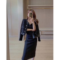 Miss Dong high-end custom small fragrant wind coarse woolen coat female 2021 Spring and Autumn new small woolen short coat