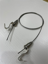 Long and short adhesive hook adjustable hanging track stainless steel painter track painting hook accessories steel wire hanging painting line