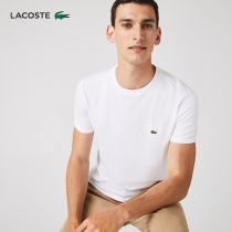 LACOSTE French crocodile mens clothing spring new casual breathable light round collar short sleeve T-shirt male) TH6709