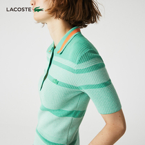 LACOSTE French crocodile womens clothing 22 spring new casual POLO short sleeve-knitted sweatshirt women) AF1180