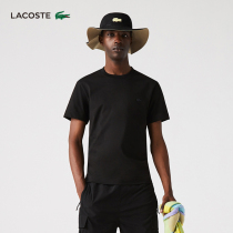 LACOSTE French crocodile men's fall winter new solid color casual crew neck breathable short sleeve T-shirt men) TH5836