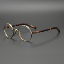 Japanese collection John Lennon with small round frame Republic of China style retro glasses super light small face height number