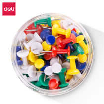 Deli pushpin I-shaped nail NO 0042 plastic head nail Creative art DIY cork board photo nail KT version nail