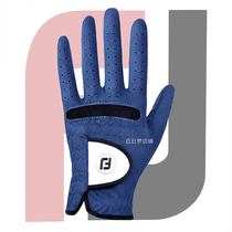 Golf gloves Mens microfiber cloth wear-resistant gloves Sports left hand Golf ball gloves non-slip breathable washable