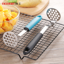 Household mashed potato puree 304 stainless steel baby food supplement tool press sweet potato puree fruit mash