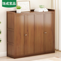  Nanzhu shoe cabinet household door simple shoe shelf economical indoor good-looking storage cabinet multi-layer dustproof dormitory