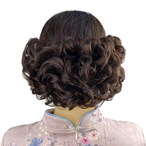 Hao Yi wig hair hair bag retro girl hair bridal style cheongsam hair bun