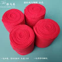 A set of four thick elastic inner pads before and after the jumping obstacle horse leg protection are more sticky