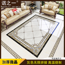 Gray living room parquet tile gilded aisle corridor puzzle floor tiles microcrystalline hall carpet flower stone center
