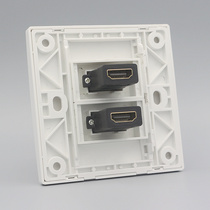 Type 86 two-digit HDMI HD socket panel 2 0 version HDMI mother to mother in-line multimedia wall plug