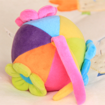 Baby Toys Hand Grab Newborns Plush Cloth Art Calming Massage Flower Ball Bells 0-3 Months Baby Rattle