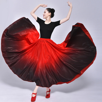 Xinjiang dance practice skirt Yi nationality Uygur dance practice skirt Tibetan performance costume skirt adult dress skirt female