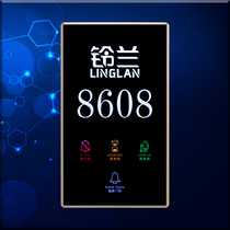 Hotel Hotel touch electronic door display door number intelligent induction doorbell 240 can be customized vertical four keys