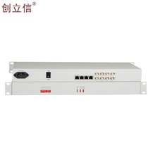 Chuanglixin E1 Bridge Protocol Converter 1 4 8 E1 to 1 4 Ethernet Rack Single Power E1