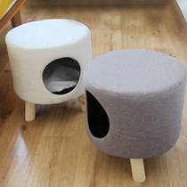 Cat Nest Season Universal Closed Human Cat Shared Kitty Stools Cat House Summer Nets Red House Winter Warmth