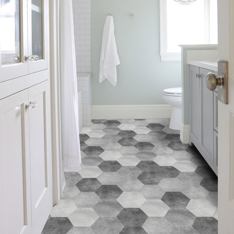 11 44 Anti Skid And Waterproof Sticker Toilet Kitchen Floor Tile Floor Decoration Wear Resistant Hexagonal Tile Floor Sticker From Best Taobao Agent Taobao International International Ecommerce Newbecca Com