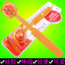 Meridian patting stick silicone patting plate handheld massage equipment knocking back small hammer leg stick acupoint tapping device