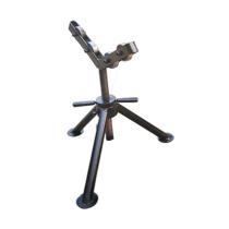 Pipe idler electric hydraulic grooving machine pipe cutting machine triangular bracket side bracket fire pipe small bracket