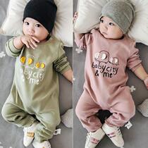 Baby jumpsuit spring and autumn newborn clothes open for men and women baby jumpsuits winter ha clothes summer out