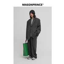 MASONPRINCE 2021 autumn premium sense suit suit suit mens fashion casual two-piece Korean version of fried Street