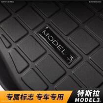 Suitable for Tesla model3y trunk mat semi-enclosed front and rear tail compartment mat sub-ya universal modified y accessories