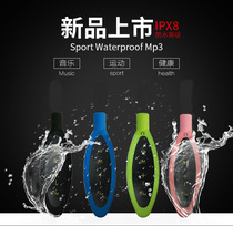 Waterproof swimming back clip MP3 player Head-mounted sports Running dive Professional Music Headphones Walkman