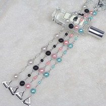 Summer sexy strapless detachable underwear strap Pearl metal decorative accessories Chain bra shoulder strap Fashion and versatile