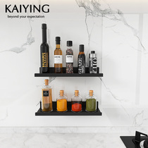 Kaiying non-perforated multifunctional kitchen rack wall hanging space-saving kitchen storage rack household seasoning rack