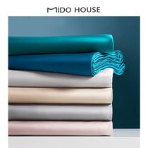 (Off code minus 100)100 horse cotton cotton sheets single piece cotton solid color double bed pillowcase three-piece set