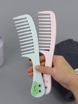 Curly Hair Large Teeth Comb Lovely Comb Lady Special Long Hair Girl Hearts Beauty Hair Comb Students Mid Teeth Portable Head Comb