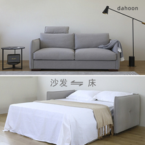 Nordic foldable sofa bed double multifunctional small apartment light luxury technology cloth advanced household modern