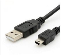 V3 trapezoidal Port mobile phone data cable usb mini MP3 MP4 T Type 5p interface data cable charging cable wholesale