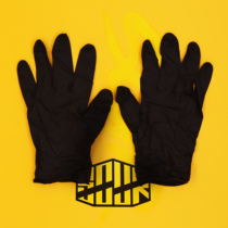 Graffiti protection tools | Special disposable thickened black gloves for graffiti gloves completely isolated from spray paint