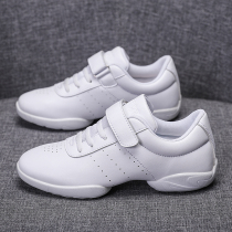 Competitive aerobatics shoes white cheerleading shoes racing shoes Playball cheerleaders training shoes Soft bottom male and female children shoes