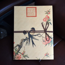 Chinese Style Classical Castiglione Business Guest Sign-in Book Sign-in Book This Title List Tea House Sign-in Book