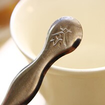 Japanese-style stainless steel simple teaspoon tea shovel Tea ceremony tea set Tea shovel Tea spoon Powder tea spoon
