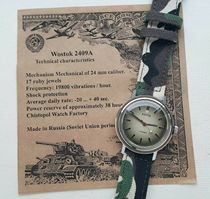 Lonely goods former Soviet Oriental Brand Watch antique mechanical watch collection silver gray old-fashioned watch men