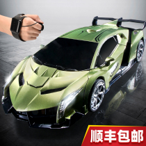 Oversized gesture sensing deformation remote control car childrens toy car King Kong robot charging electric racing boy