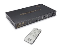  Hdmi 4x2 Matrix IR function HDMI 4 in 2 out Matrix With