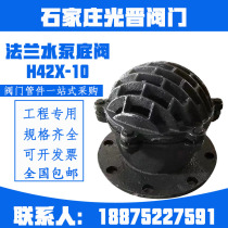 H42X-10 Hebei Shijiazhuang cast iron water pump flange check valve DN50 65 80 100 150 hot sale