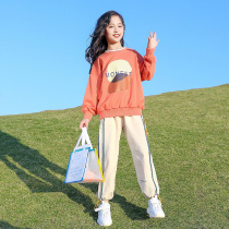 Childrens clothing girl spring clothing clothing 2022 new ocean gas models CUHK child spring fall girl round collar blouses 12 years old