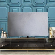 Fabric LCD dust cover desktop velvet TV cover cloth 55 inch cover hanging 43 inch TV 65 inch