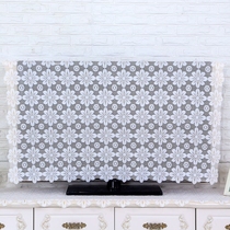 TV 55 inch pastoral hood cover cover color cover cloth dust cover Cover Cover Cover Cover Cover Cover Cover blue white cover