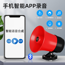 Ground stall advertising can record Hawking horn 12v90v charging three-wheeled shouter outdoor car loudspeaker