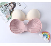 One-piece chest pad insert thickened large beautiful back corset sports underwear pad super thick latex chest gasket replacement