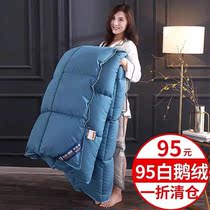 Duvet 95 White Goose Down 6 8 10kg thick warm winter quilt core Cotton single double student spring and autumn quilt