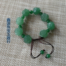 Original hand woven Tangling jade rose bracelet womens hand string fashion gift hand string jewelry