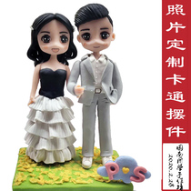 Handmade birthday gifts for couples and girls holding clay figurines