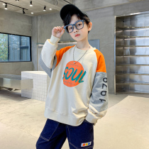 Boys sweatshirt spring autumn 2022 Spring new CUHK Tong collage jacket Chauded childrens spring clothing The undershirt